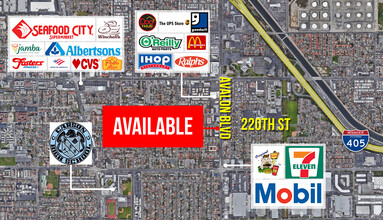 22001-22005 Avalon Blvd, Carson, CA - VUE AÉRIENNE  vue de carte