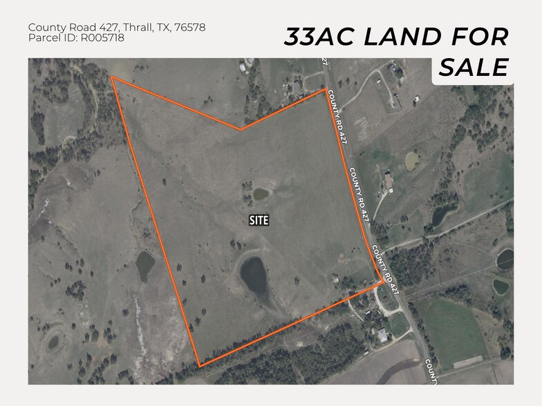County Road 427, Thrall, TX à vendre - Photo principale – Image 1 sur 8
