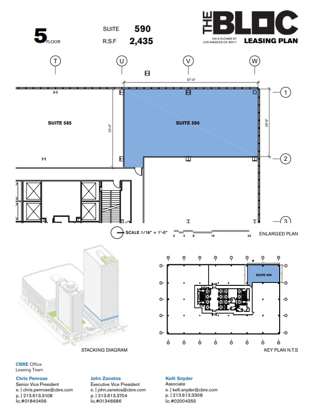 700 S Flower St, Los Angeles, CA à louer Plan d’étage– Image 1 sur 1