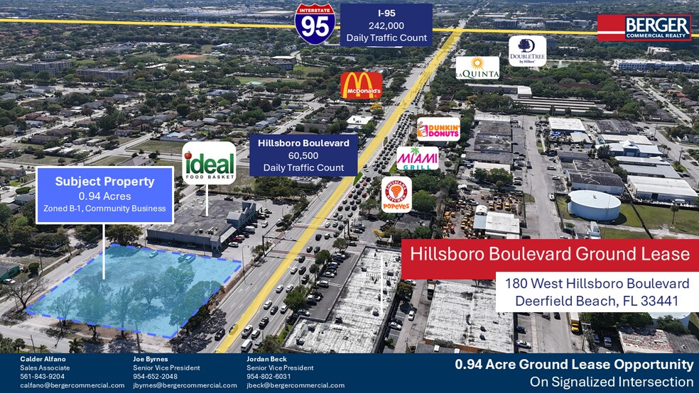 180 W Hillsboro Blvd, Deerfield Beach, FL à louer - Photo de l’immeuble – Image 2 sur 4