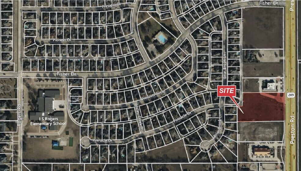 Preston Rd, Frisco, TX à vendre - Aérien – Image 2 sur 5