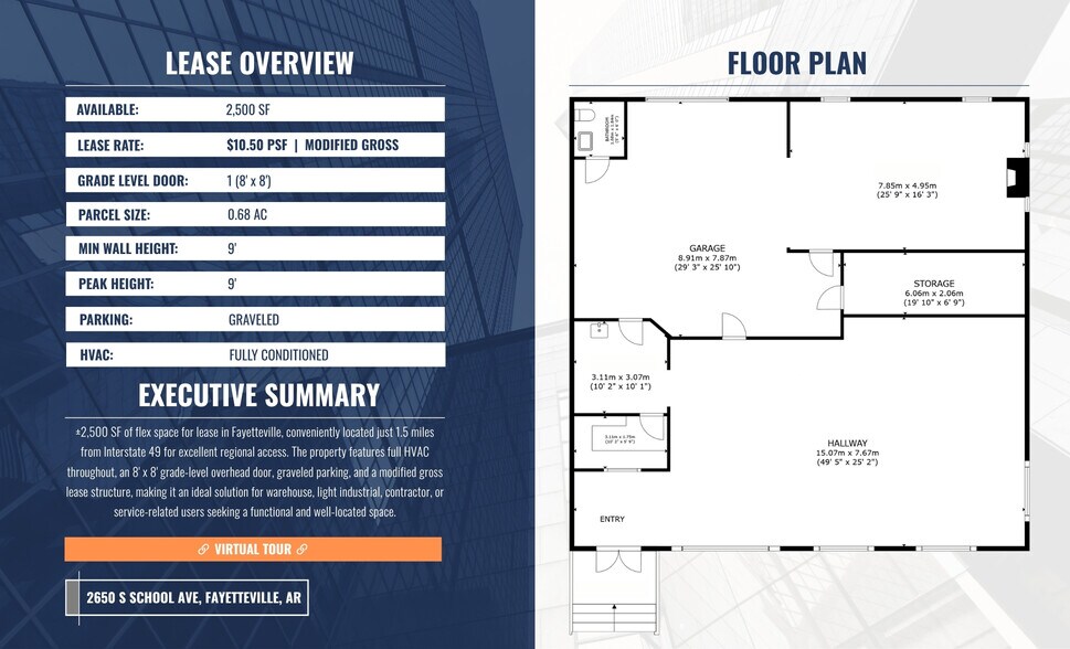2650 S School Ave, Fayetteville, AR à louer - Plan d’étage – Image 3 sur 10