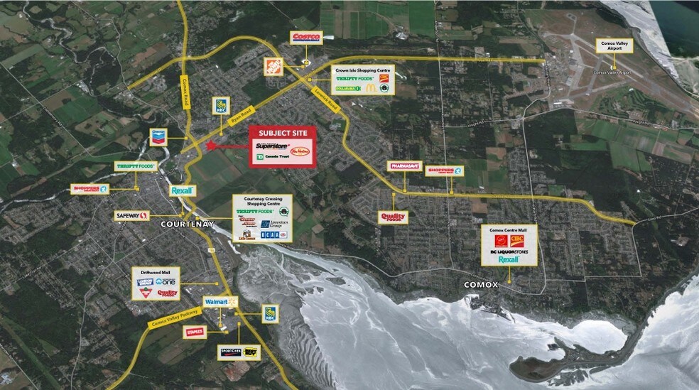 795 Ryan Rd, Courtenay, BC à louer - Aérien – Image 3 sur 4