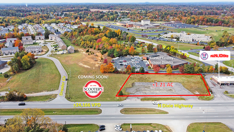 4897 N Dixie Hwy, Elizabethtown, KY à vendre - Aérien – Image 3 sur 7