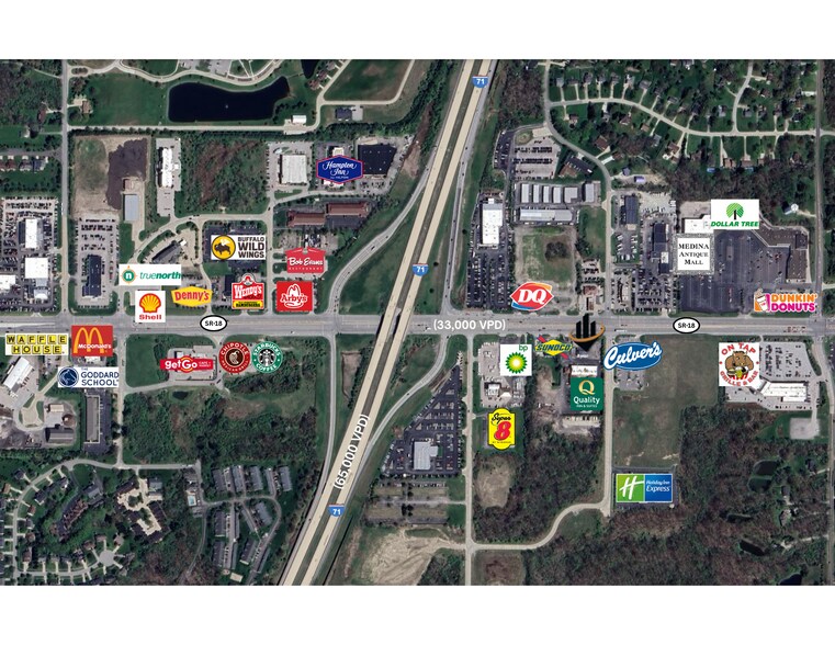 2860 Medina Rd, Medina, OH à vendre - Aérien – Image 2 sur 3