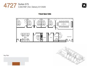 4747 Executive Dr, San Diego, CA à louer Plan d’étage– Image 2 sur 2