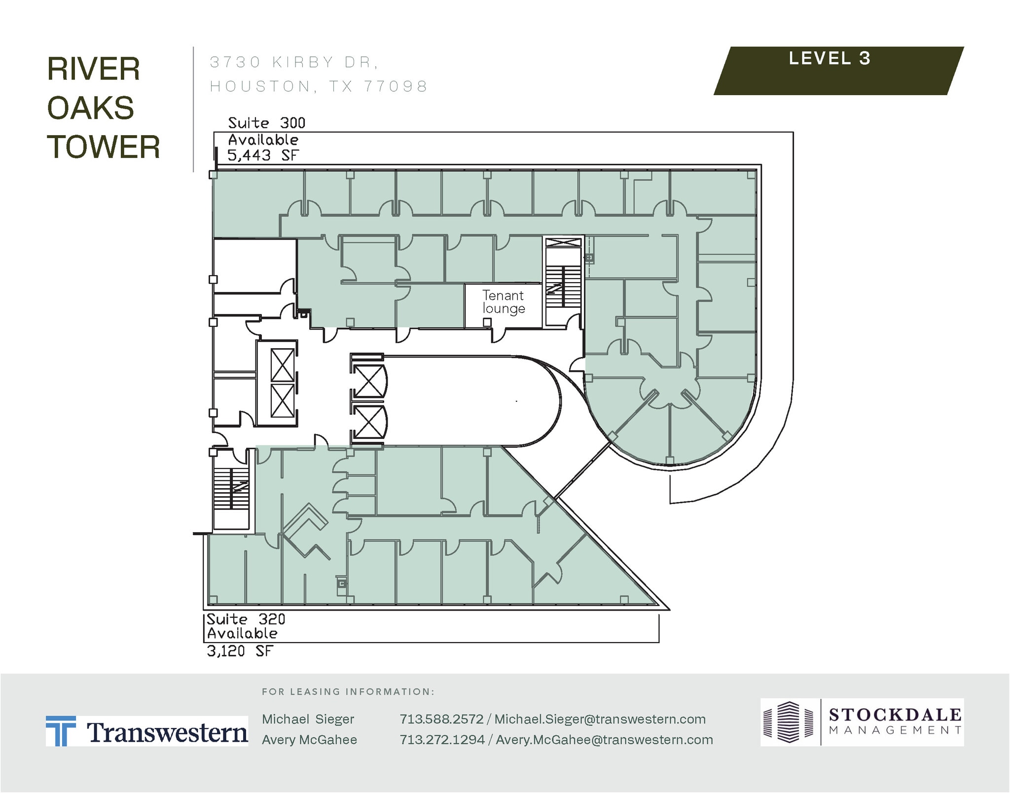 3730 Kirby Dr, Houston, TX à louer Plan d’étage– Image 1 sur 1