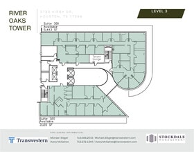 3730 Kirby Dr, Houston, TX à louer Plan d’étage– Image 1 sur 1