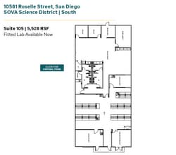 11555 Sorrento Valley Rd, San Diego, CA à louer Plan d’étage– Image 1 sur 1