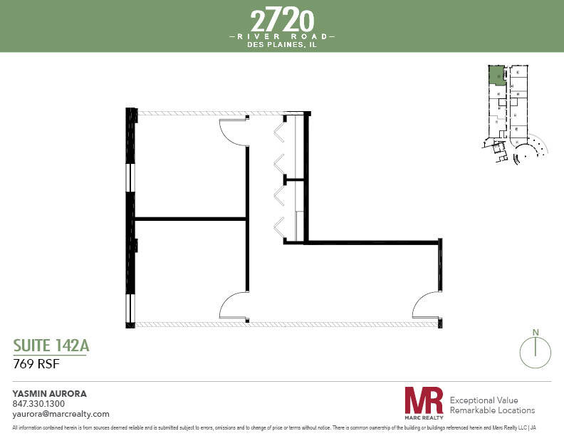 2720 S River Rd, Des Plaines, IL à louer Plan d’étage– Image 1 sur 1