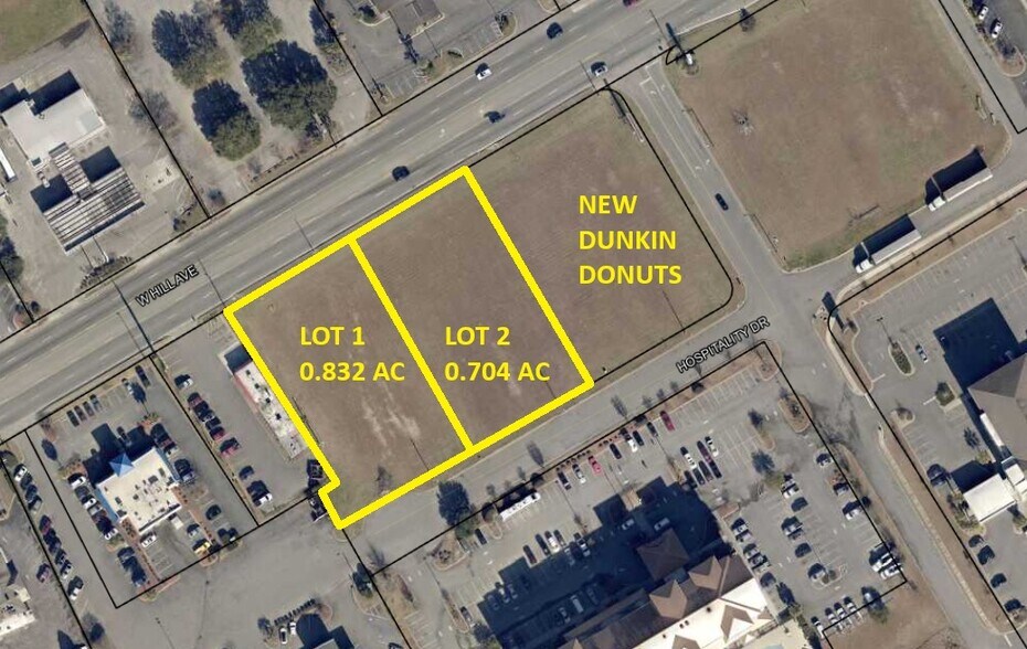 1815-1817 W Hill Ave, Valdosta, GA à vendre - Aérien – Image 2 sur 5
