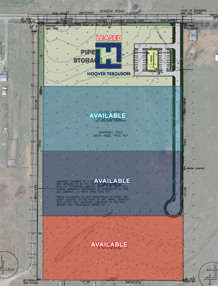 SW/c W Jensen Rd & S Choctaw Ave, El Reno, OK à louer - Plan de site – Image 1 sur 1