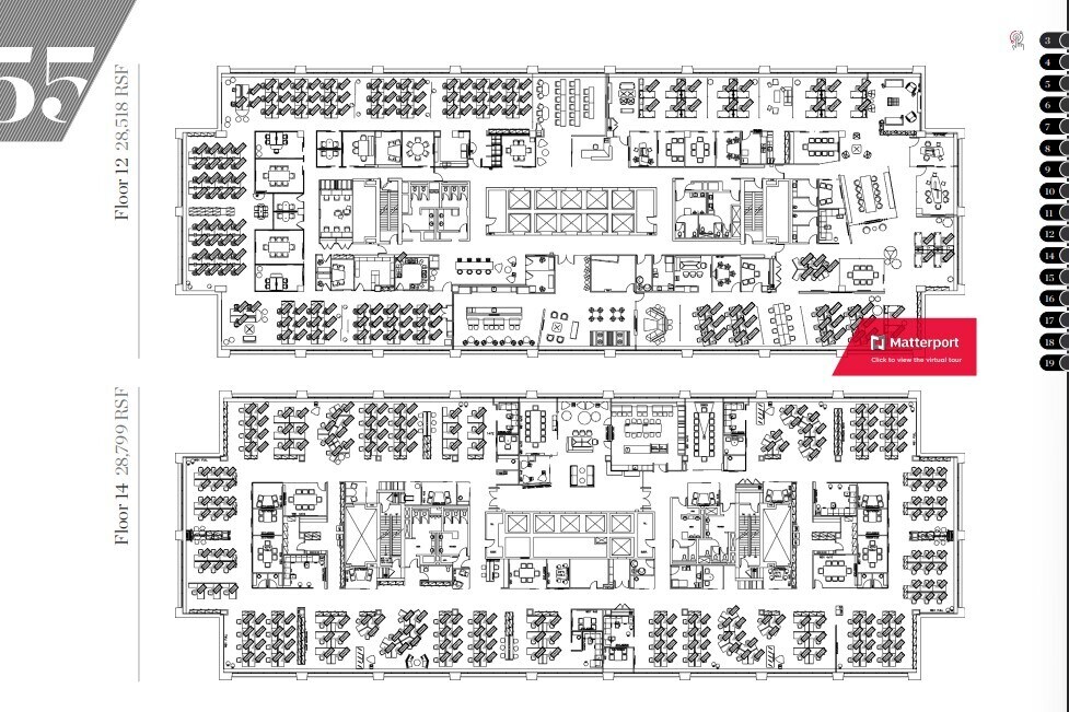 55 Bloor St W, Toronto, ON à louer Plan d’étage– Image 1 sur 1