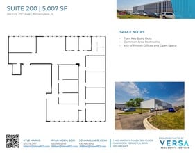 2600 S 25th Ave, Broadview, IL à louer Plan d’étage– Image 1 sur 1