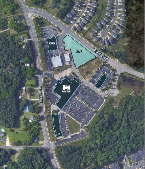 6220 Battle Bridge Rd, Raleigh, NC à louer - Photo de l’immeuble – Image 2 sur 3