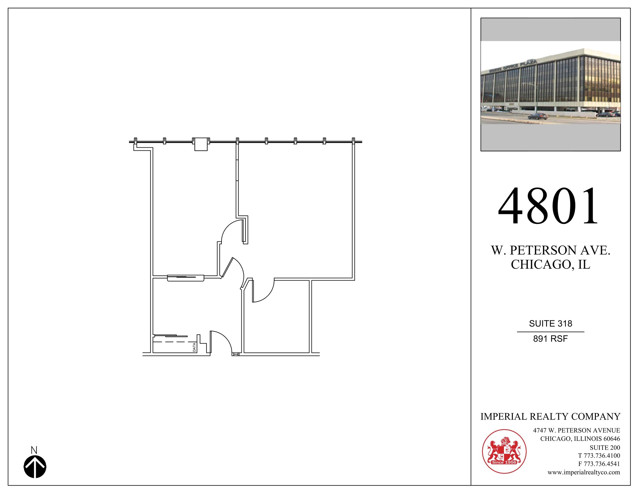 4801 W Peterson Ave, Chicago, IL à louer Plan de site– Image 1 sur 1