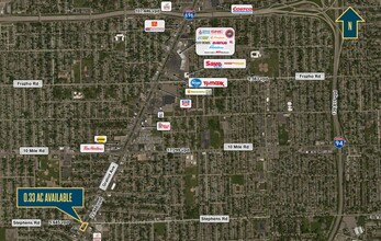 23825 Gratiot Ave, Eastpointe, MI - VUE AÉRIENNE  vue de carte