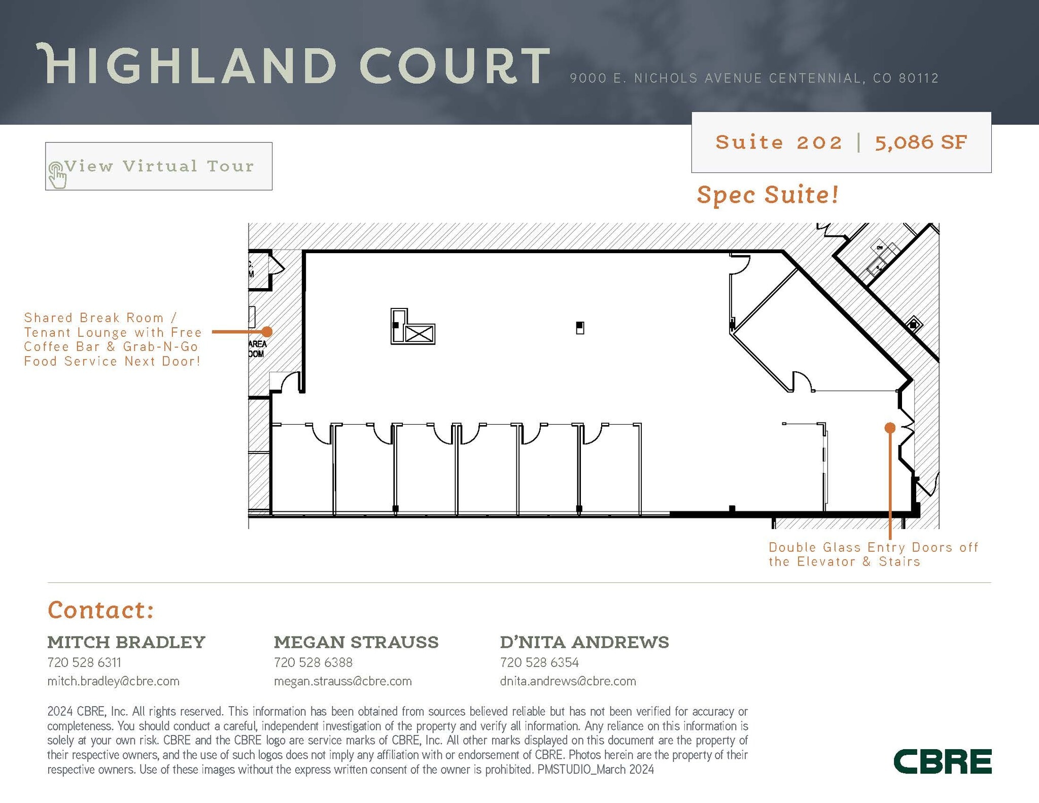 9000 E Nichols Ave, Centennial, CO à louer Plan d’étage– Image 1 sur 4
