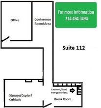 833 E Arapaho Rd, Richardson, TX à louer Plan d’étage– Image 1 sur 1