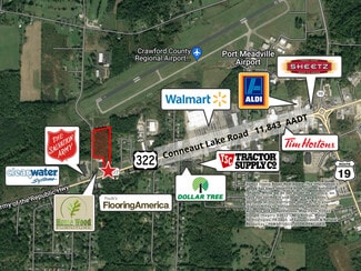 Plus de détails pour Cotton Rd & Conneaut Lake Rd, Meadville, PA - Terrain à vendre