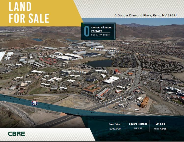 APN: 163-261-10 Double Diamond Pkwy, Reno, NV à vendre - Autre – Image 1 sur 3