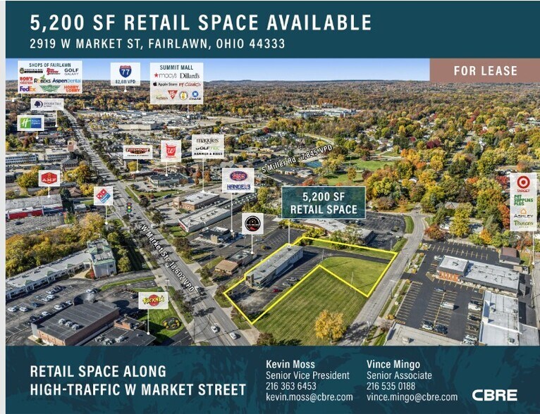 2919 W Market St, Akron, OH à louer - Photo de l’immeuble – Image 1 sur 8