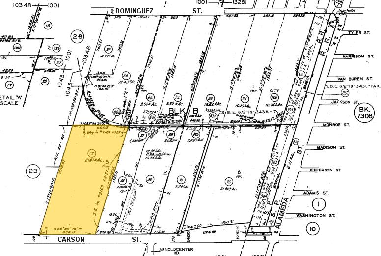 2201 E Carson St, Carson, CA à louer - Plan cadastral – Image 2 sur 4