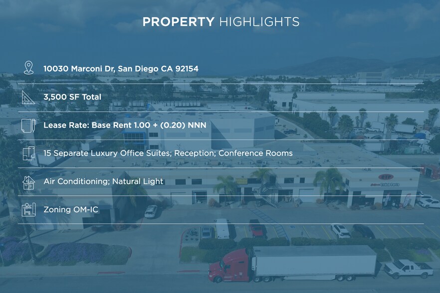 10030 Marconi Dr, San Diego, CA à louer - Photo de l’immeuble – Image 2 sur 4