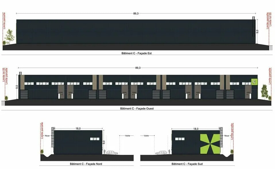 Local d'activités dans Mondeville à vendre - Photo de l’immeuble – Image 2 sur 4