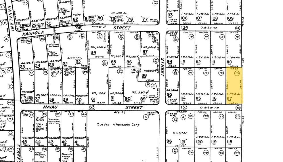 73-5641 Maiau St, Kailua Kona, HI à louer - Plan cadastral – Image 2 sur 9