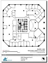 2005 Sheppard Ave E, Toronto, ON à louer Plan d’étage– Image 1 sur 1