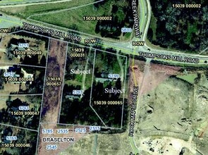 5797-5799 Thompson Mill Rd, Hoschton, GA - Vue aérienne  vue de carte