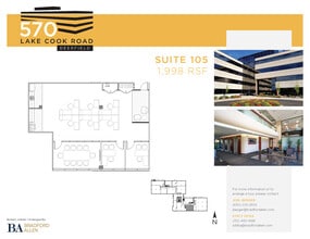 570 Lake Cook Rd, Deerfield, IL à louer Plan d’étage– Image 1 sur 1