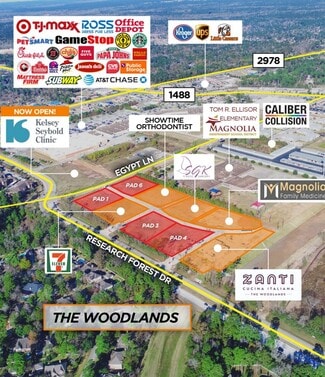 Plus de détails pour 10040 Research Forest Dr, Magnolia, TX - Terrain à vendre