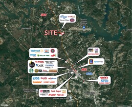 2775 N Columbia St, Milledgeville, GA - VUE AÉRIENNE  vue de carte