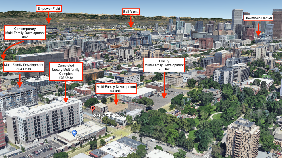 301 E 7th Ave, Denver, CO à louer - Photo de l’immeuble – Image 2 sur 2