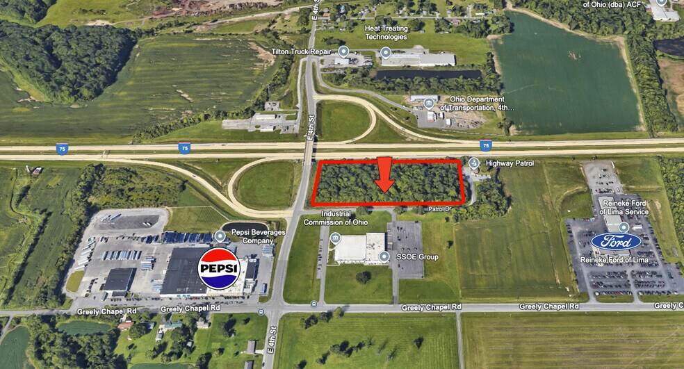 1 Patrol Drive, Lima, OH à louer - Aérien – Image 3 sur 5