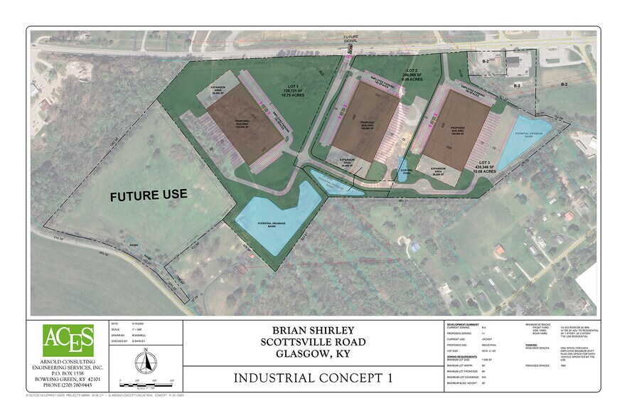 2502 Scottsville Rd, Glasgow, KY à vendre - Plan de site – Image 2 sur 3