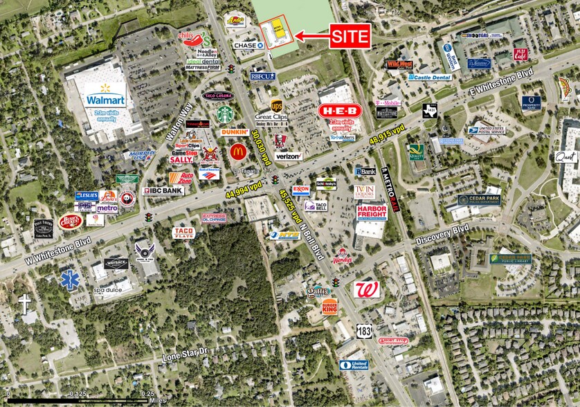 1200 N Bell Blvd, Cedar Park, TX à louer - Aérien – Image 2 sur 3