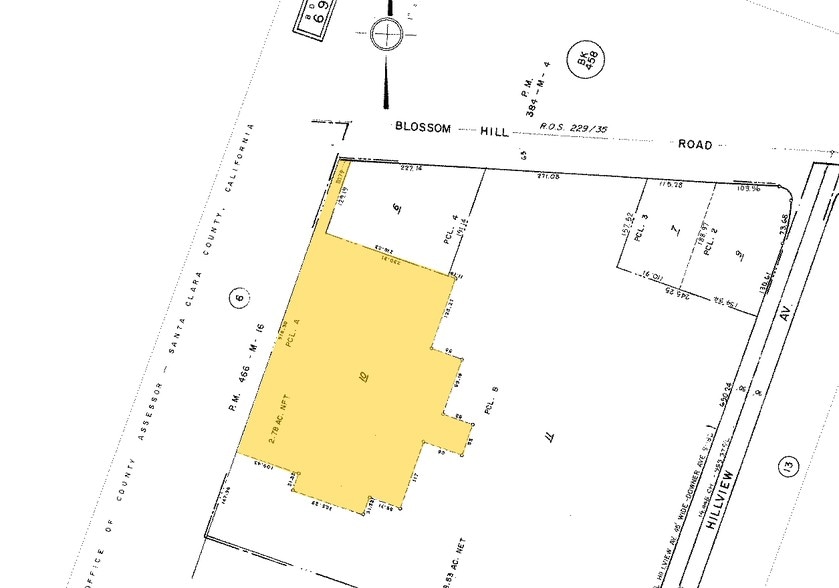 932 Blossom Hill Rd, San Jose, CA à louer - Plan cadastral – Image 2 sur 2