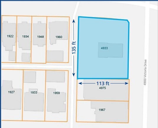 4933 Victoria Dr, Vancouver, BC à vendre - Plan de site – Image 3 sur 3