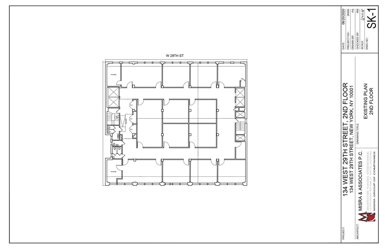 134 W 29th St, New York, NY à louer Plan d’étage– Image 1 sur 12