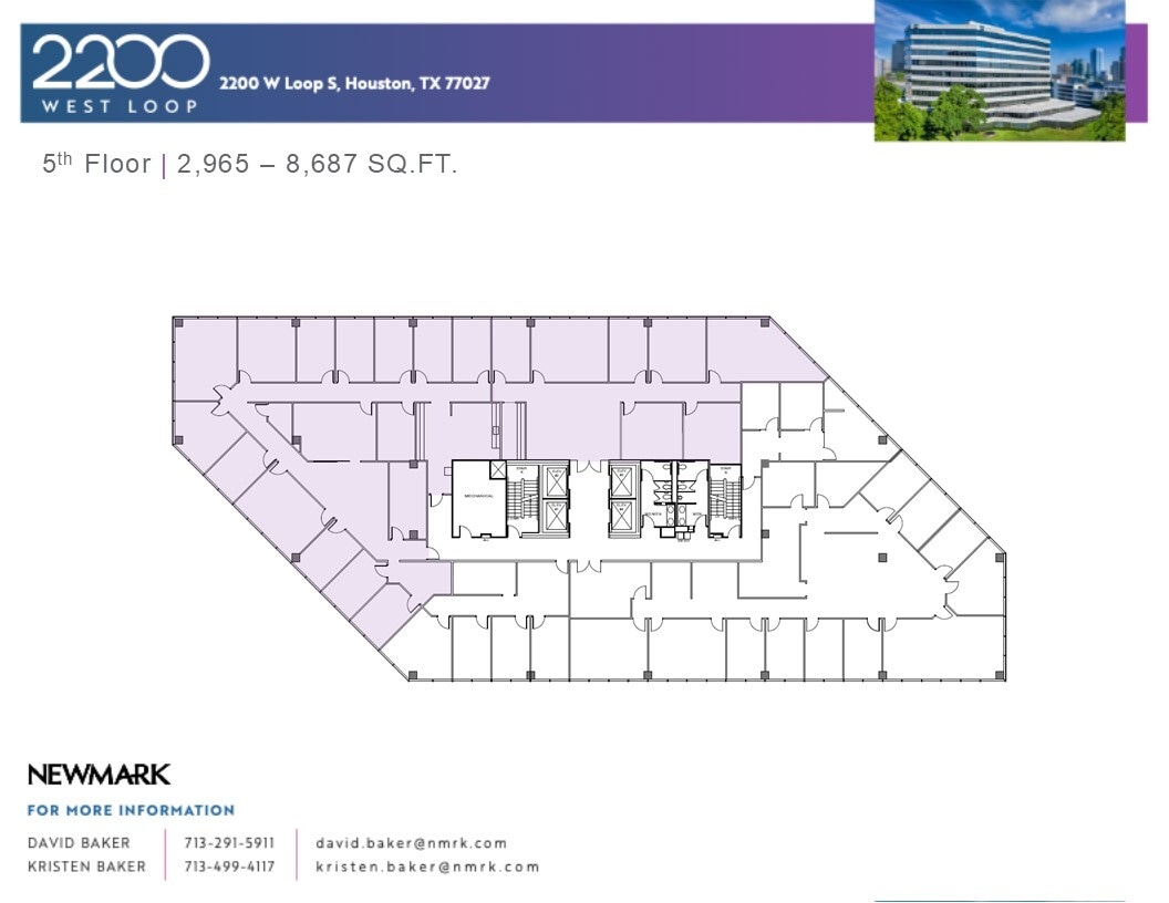 2200 West Loop South, Houston, TX à louer Plan d’étage– Image 1 sur 1