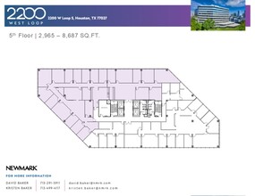 2200 West Loop South, Houston, TX à louer Plan d’étage– Image 1 sur 1