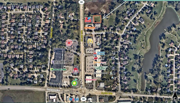 NEQ of Route 59 and Norwood Lane, Bartlett, IL à vendre - Photo principale – Image 1 sur 1