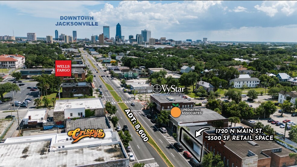 1720-1728 N Main St, Jacksonville, FL à louer - Photo de l’immeuble – Image 2 sur 7