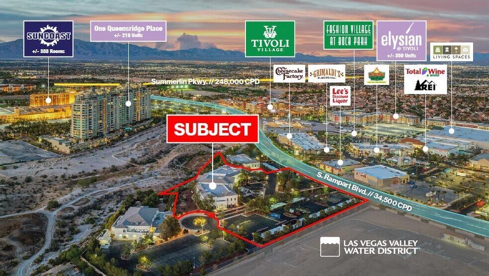 851 S Rampart Blvd, Las Vegas, NV à louer - Photo de l’immeuble – Image 2 sur 5