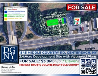 Plus de détails pour 1545 Middle Country Rd, Centereach, NY - Terrain à vendre