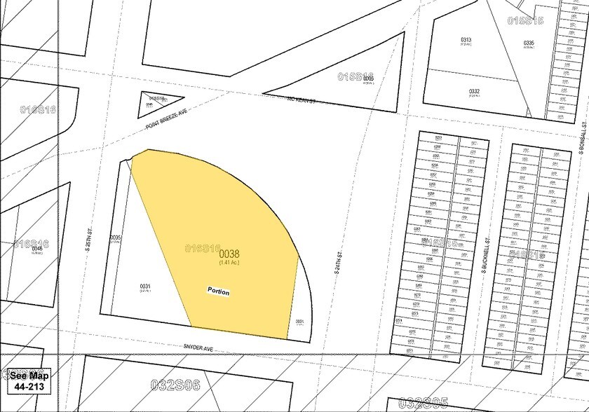 2001 Point Breeze Ave, Philadelphia, PA à vendre - Plan cadastral – Image 2 sur 3