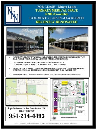 Plus de détails pour 18600-18760 NW 67th Ave, Miami Gardens, FL - Médical, Local commercial à louer